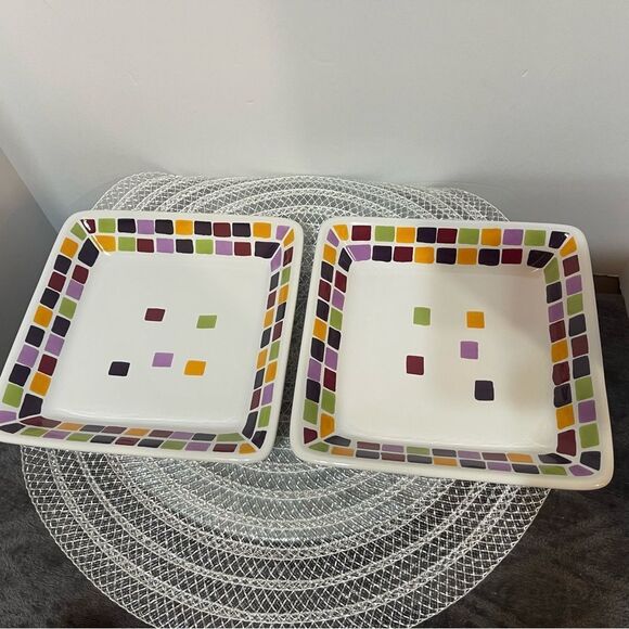 Pampered Chef Simple Additions Mosaic Tiles Small Square #2066 NWT - Picture 1 of 8